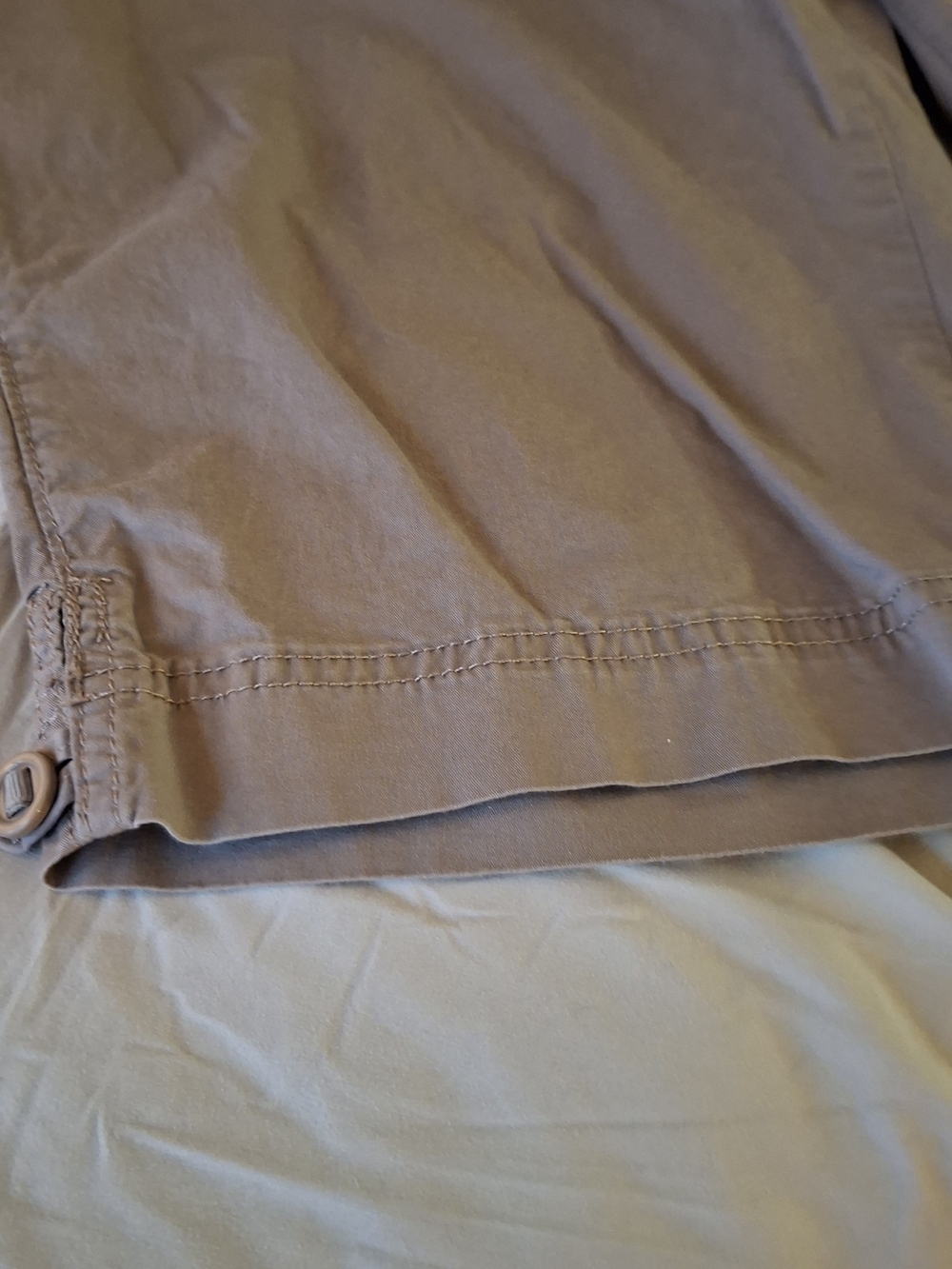 Lee Women's Khaki Crop Pants - Picture 3 of 9